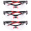 3Pcs Red Ski Glasses Windproof Pc Motor Riding Glasses Durable Use 8