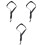 3Pcs Black Saxophone Shoulder Straps Durable Thickened Neck Belts 4
