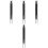 4Pièces Ombre À Paupières Marron ABS Double Embout Durable 5