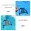 6Pcs Lightweight Black Floating Chair Nets for Swimming Pool Fun 9