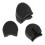 20Pcs Black Silicone Support Clarinet Thumb Rest Protective Pad 2