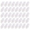80Pcs Thread Cable Locker Cable Grips White for Retro Ceiling Lights 1