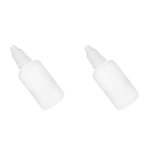 20Pcs White Plastic Dropper Bottles for Eye Drops and Liquids 1