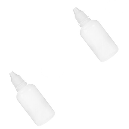 20Pcs White Plastic Dropper Bottles for Eye Drops and Liquids 2