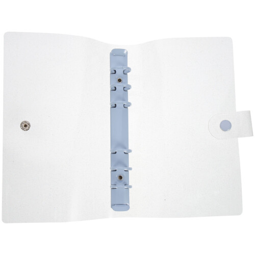 4Pcs Clear A6 Binder Blue Color Multi-Function File Organizer 1