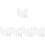 50Pcs White Multifunctional Silicone Makeup Spatulas for Beauty Use 7
