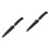 2Pcs Handy Forked Weeder Puller Black Carbon Steel Wood Handle 4