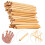 250Pcs Natural Reed Bee Tubes Durable Khaki Replacement Nesting Tubes 4