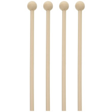 12St Percussie Hamer Stokken Van Lichtgekleurd Hout Voor Muzieklessen