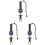 3St Duurzame ABS Grip Met Weegschaal Display 2