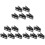 15St USB Kabel Clips Zwart Microfoon En Hoofdtelefoon Houder 2