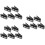 15St USB Kabel Clips Zwart Microfoon En Hoofdtelefoon Houder 7