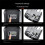 Outdoor Password Key Boxs Extended Locking Hook Steel Wire Hanging Key Storage Waterproof Key 4 Digit Code Box Black 3