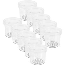 48St Multi-Inzetbare Plastic Voerkooi Met Vergrootglas Voor Kinderen