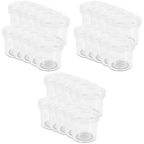 48St Multi-Inzetbare Plastic Voerkooi Met Vergrootglas Voor Kinderen 2