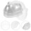 40Pcs DIY Transparent Plastic Masks for Dolls Mini Face Covers 10