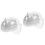 40Pcs DIY Transparent Plastic Masks for Dolls Mini Face Covers 5