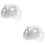 40Pcs DIY Transparent Plastic Masks for Dolls Mini Face Covers 7