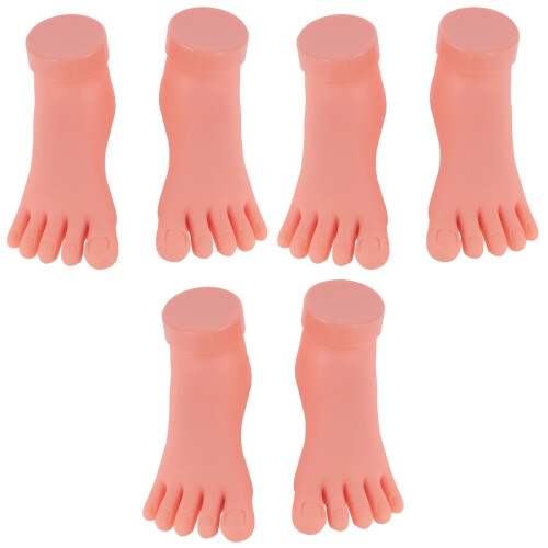 6St Practicum Voet Nagelmodel Nagelkunst Trainer Beige Duurzaam 1