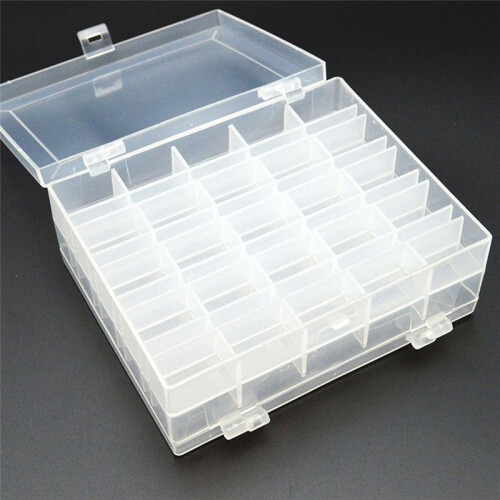 25Pcs Sewing Machine Bobbin, Universal Sewing Bobbins Plastic Sewing Machine Bobbin with Storage Box 2