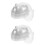 40Pcs DIY Transparent Plastic Masks for Dolls Mini Face Covers 6