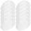 40Pcs DIY Transparent Plastic Masks for Dolls Mini Face Covers 2
