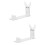 2St Verstelbare Acryl Figure Holder Stabiele Displaystand Voor 9
