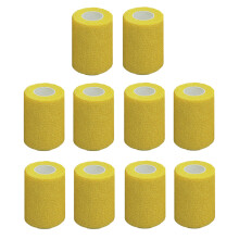 Gele Cohesieve Verband Wrap Elastisch Zelfklevend En Comfortabel