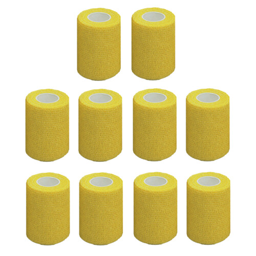 30Rolls Yellow Compression Wrap Tape Medical Wrap