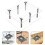 4Sets Kartendrukkers En Opbergers Transparant Materialen 5