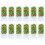 24St Mini Bloembed Wit Plastic Voor DIY Landschap Decor 1