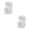 2St Luchtklep Handmatig PP Plastic Beige Ventilatie En Airflow 6