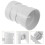 2St Luchtklep Handmatig PP Plastic Beige Ventilatie En Airflow 8