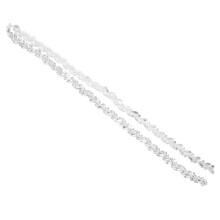 4St Glitterende Rhinestone Chain Applique Wit Voor Creatieve DIY