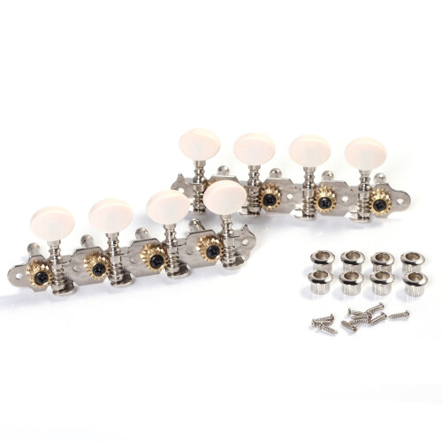 Mandoline String Tuning Pegs Machine Heads String Tuning L + R Pegs pour Mandolin Instruments Accessory Part