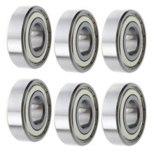 6X 6203Z Deep Double Metal Metric Bearing 17 x 40 x 12mm