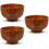 3St Herbruikbare Kinderborden Set Multifunctioneel Stevig Hout 5