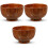 3St Herbruikbare Kinderborden Set Multifunctioneel Stevig Hout 3