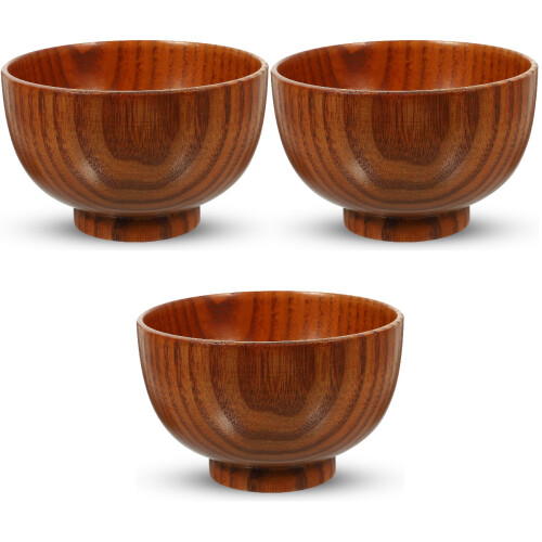 3St Herbruikbare Kinderborden Set Multifunctioneel Stevig Hout 2