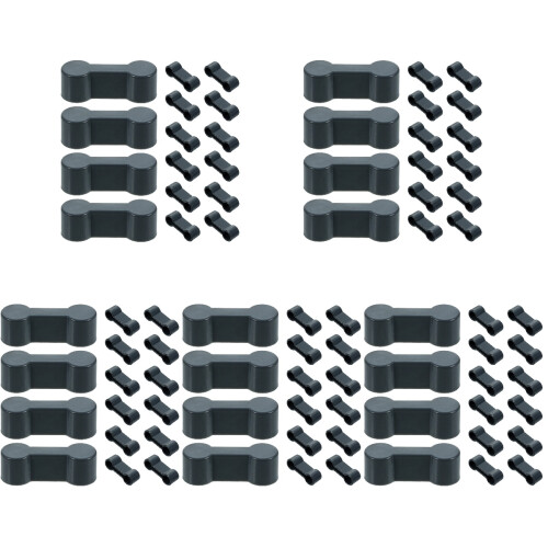 100St Geschikt Voor DIY Treinspoor Grijze Plastic 2
