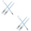6St Microblading En Tattoo Marker Pen, Blauwe Huidpositioneringstool 7