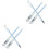 6St Microblading En Tattoo Marker Pen, Blauwe Huidpositioneringstool 4