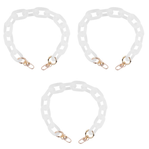 3St Slanke DIY Handtas Ketting Acryl Bag Strap Modern Sierlijk 2