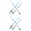 6St Microblading En Tattoo Marker Pen, Blauwe Huidpositioneringstool 6