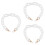 3St Slanke DIY Handtas Ketting Acryl Bag Strap Modern Sierlijk 6