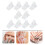 30St Manicure Fixatie Clips Design Transparant Nagelkunst Tool 10