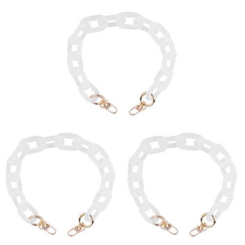 3St Slanke DIY Handtas Ketting Acryl Bag Strap Modern Sierlijk 1