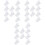 30St Manicure Fixatie Clips Design Transparant Nagelkunst Tool 3