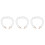 3St Slanke DIY Handtas Ketting Acryl Bag Strap Modern Sierlijk 4