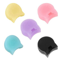 5 Almohadillas para Reposabrazos de Clarinete, Ptotector de Pulgar de Silicona Suave para Clarinete Oboe, 5 Colores